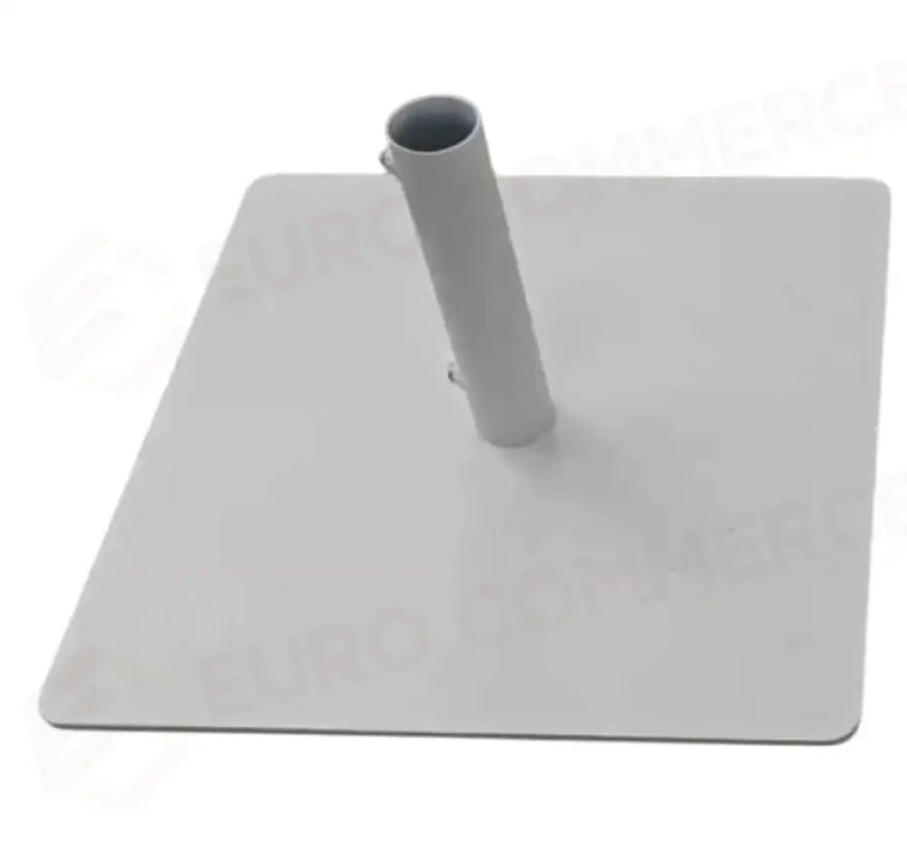 BASE OMBRELLONE ARNY METALLO BIANCO QUADRO CM45X45H24 - 7404740000 - VACCHETTI