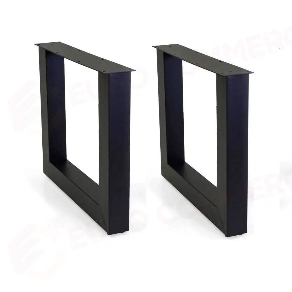 BASE TAVOLO ACCIAIO DOPPIA NERO CM80X10H72 - 6467770000 - VACCHETTI