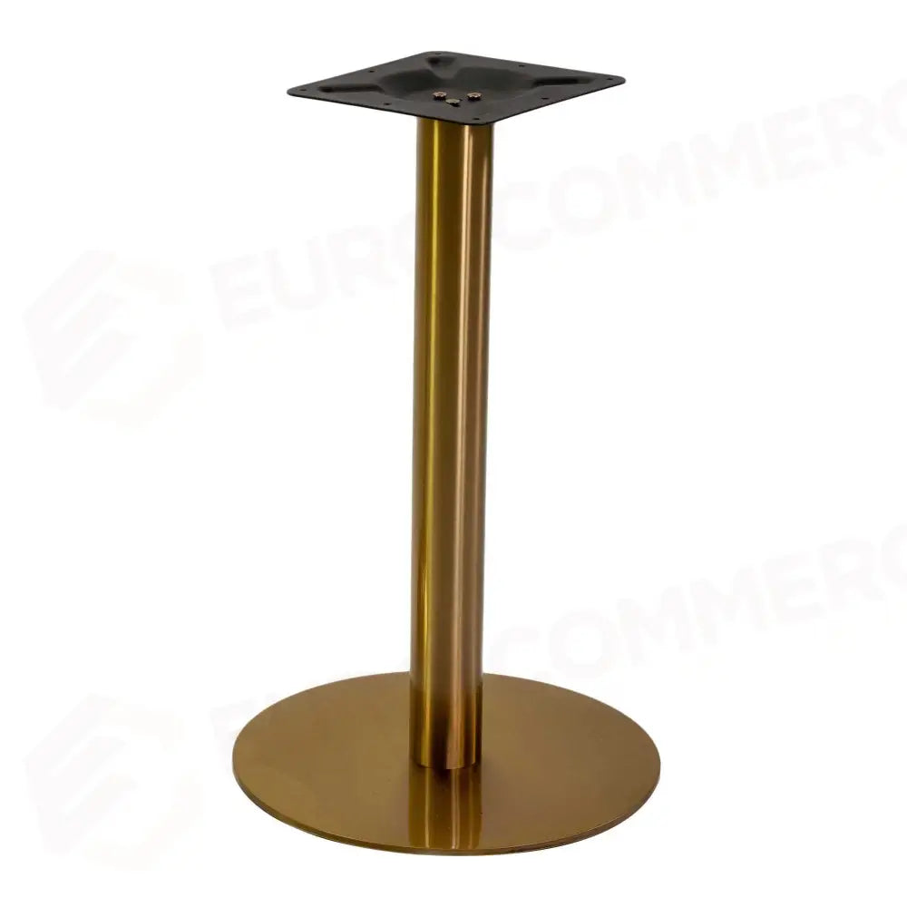 BASE TAVOLO ACCIAIO GORDON ORO OPACO TONDO CMØ45H72 - 6463720000 - VACCHETTI