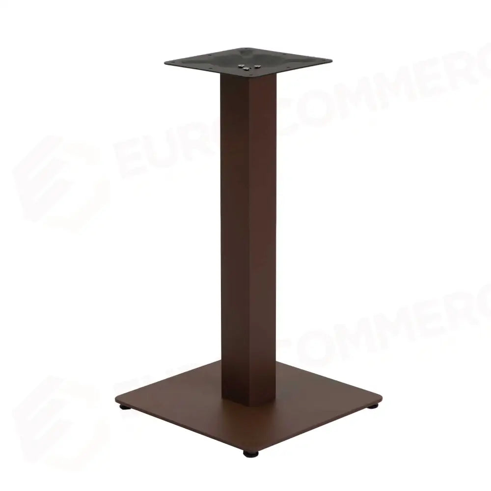 BASE TAVOLO ACCIAIO JAMIE MARRONE CORTEN QUADRO CM40X40H72 - 6464130000 - VACCHETTI