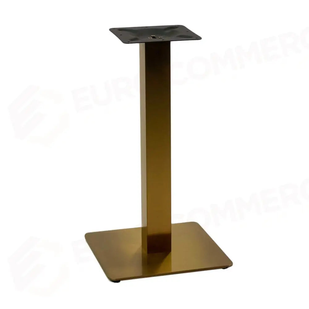 BASE TAVOLO ACCIAIO JAMIE ORO OPACO QUADRO CM40X40H72 - 6463730000 - VACCHETTI