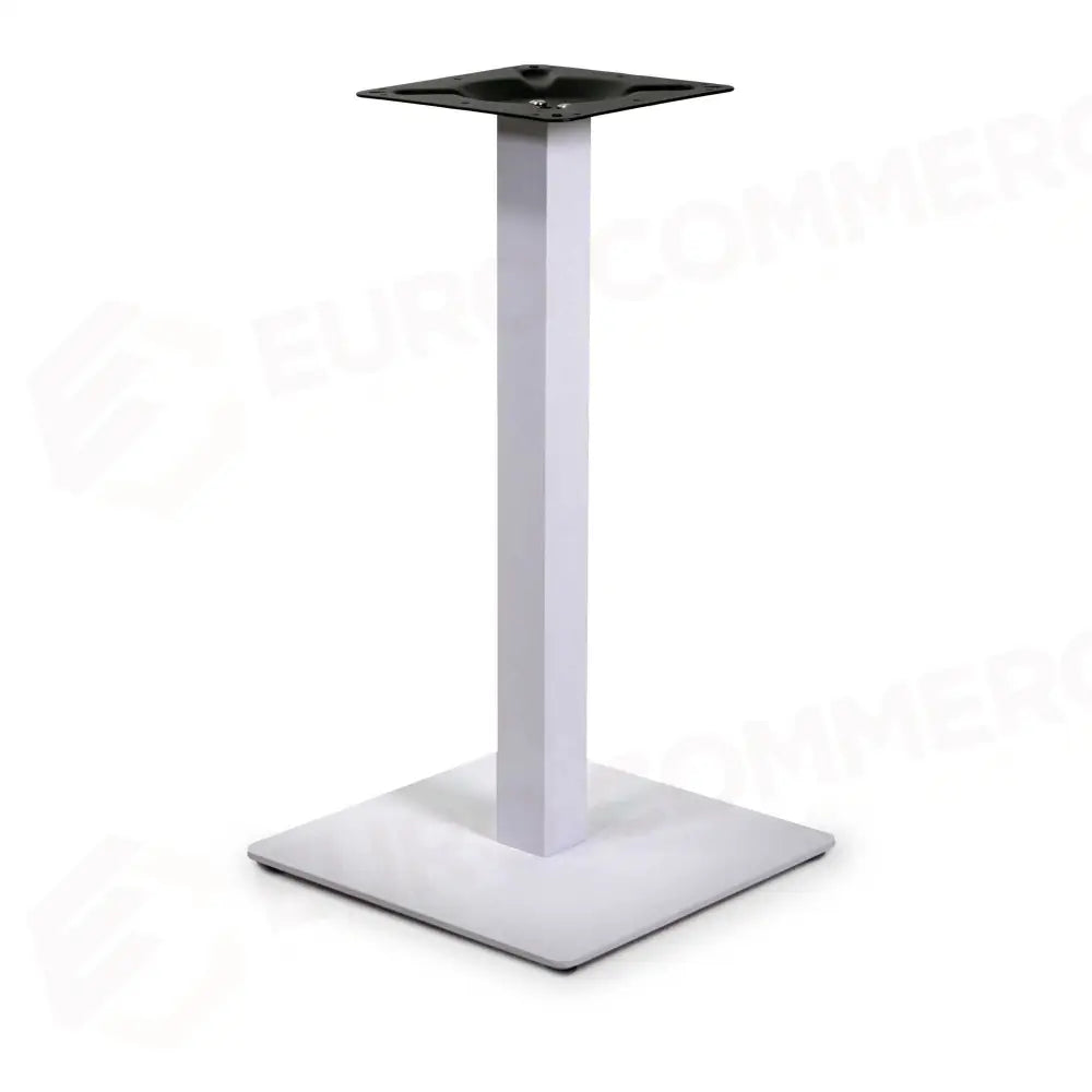 BASE TAVOLO ACCIAIO LEO BIANCO QUADRO CM40X40H72 TUBO CM6X6 - 6473470000 - VACCHETTI