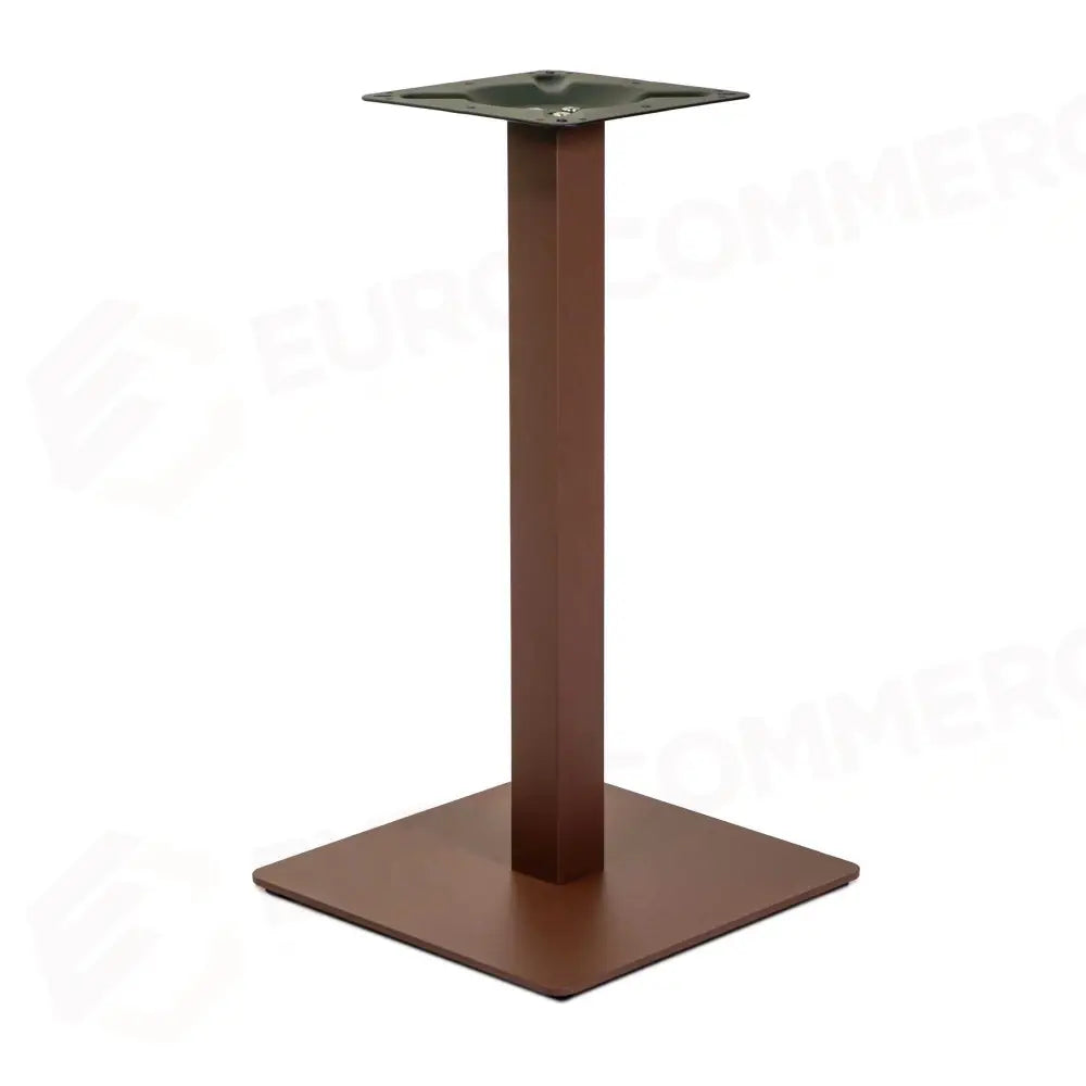 BASE TAVOLO ACCIAIO LEO MARRONE CORTEN QUADRO CM40X40H72 TUBO CM6X6 - 6473480000 - VACCHETTI