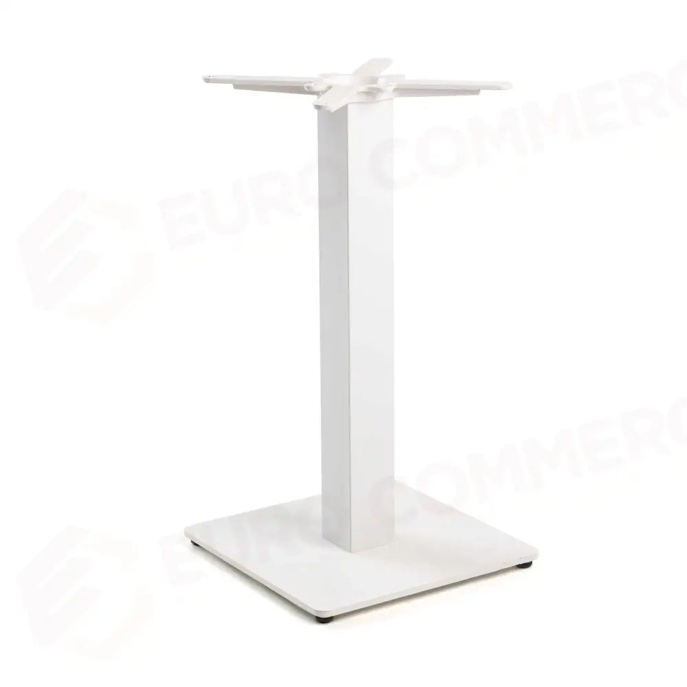 BASE TAVOLO ACCIAIO TOP GHISA TREVOR BIANCO QUADRO CM40X40H72 - 6467490000 - VACCHETTI
