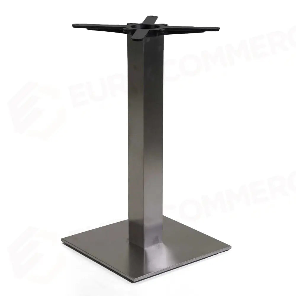 BASE TAVOLO ACCIAIO TOP GHISA TREVOR COLOR INOX QUADRO CM40X40H72 - 6466640000 - VACCHETTI