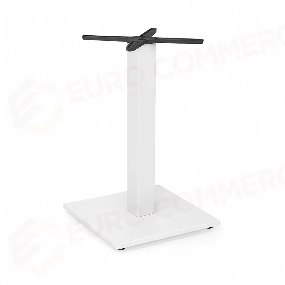 BASE TAVOLO ALLUMINIO NEMO BIANCO QUADRO TOP CROCE GHISA CM45X45H73 - 6473420000 - VACCHETTI