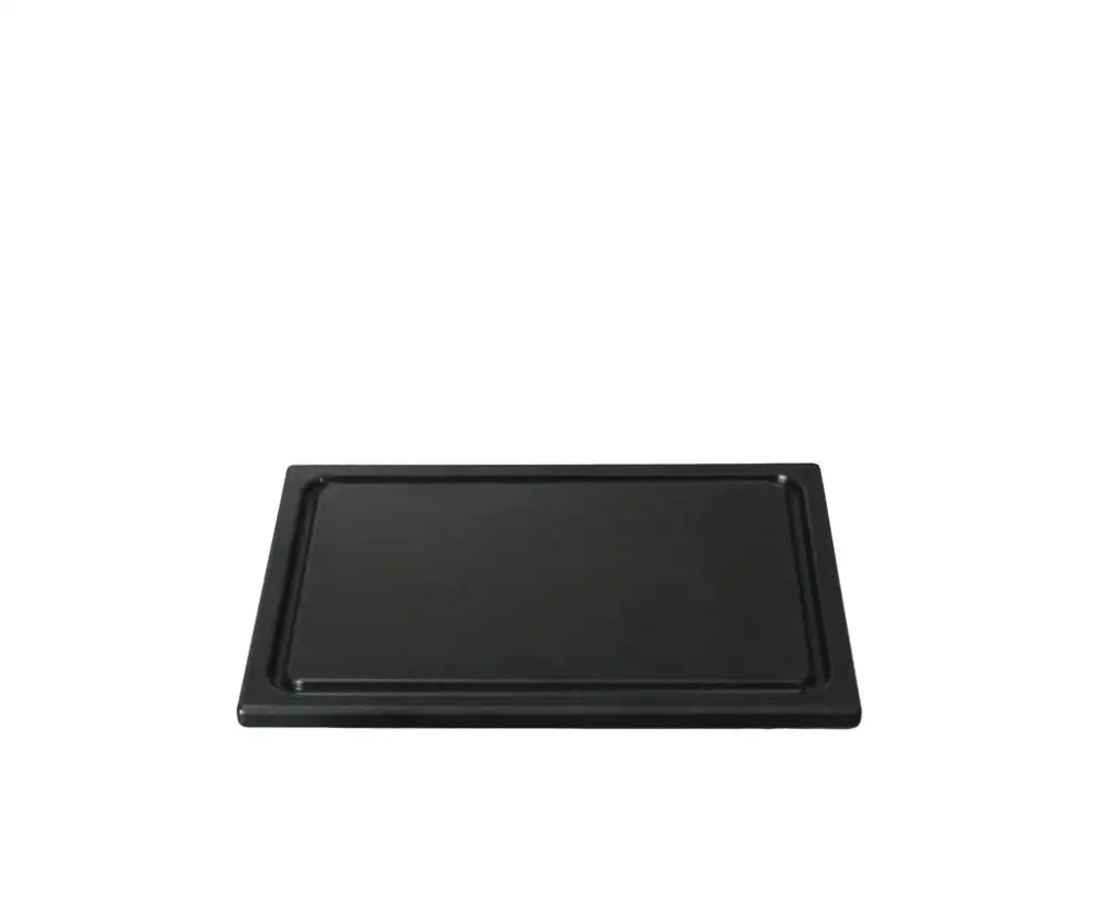 TAGLIERE CON GOLA 25X15 CM NERO CHEF MEDRI - 7360121 - MEDRI