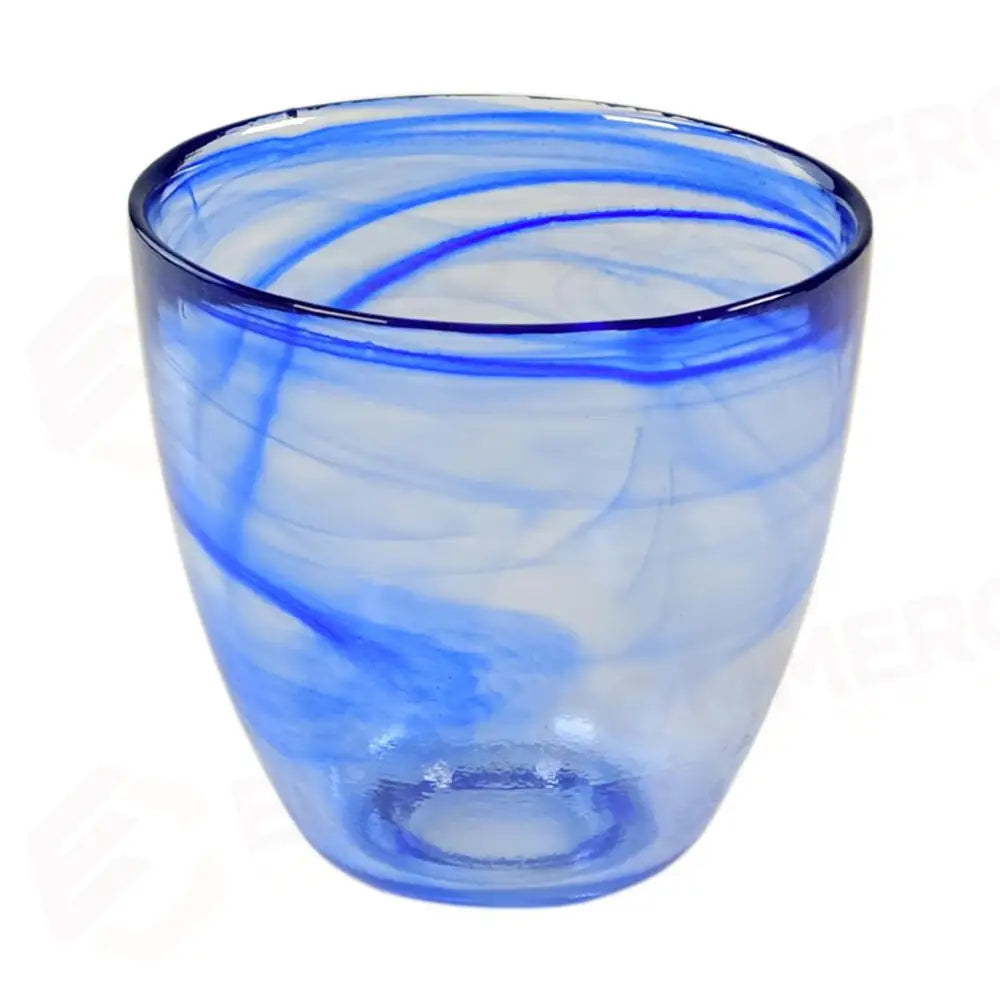 BICCHIERE BOMBATO 25 CL ATLAS BLU COBALTO 16859 MEDRI - 13490032 - MEDRI