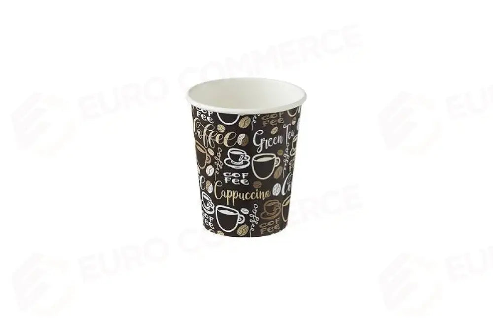 BICCHIERE COFFEE MARRONE - 240 ML - Ø8X9 CM - H0731.R - LEONE - BICCHIERI