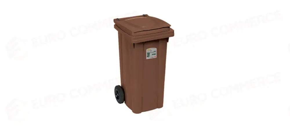 BIDONE CARRELLATO LT.120 MARRONE - 130502 - MORINI