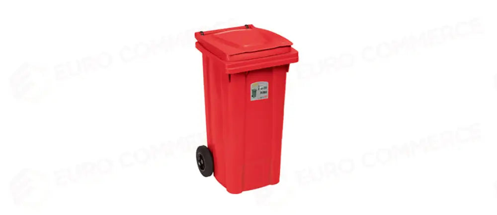 BIDONE CARRELLATO LT.120 ROSSO - 130500 - MORINI