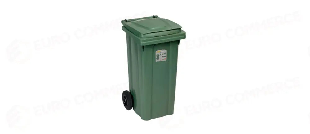 BIDONE CARRELLATO LT.120 VERDE - 130499 - MORINI