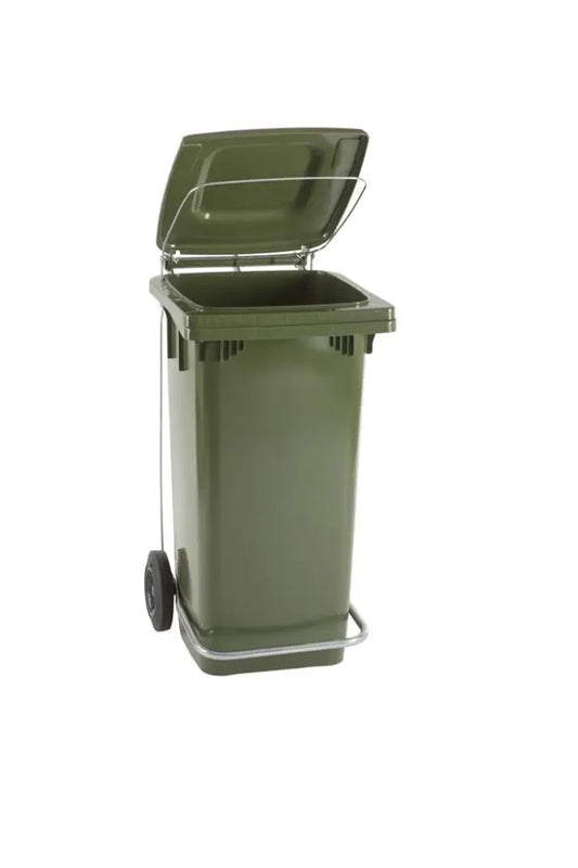 BIDONE CON COPERCHIO 100 LT VERDE MAX 2800 GIGANPLAST - 1190283 - MEDRI