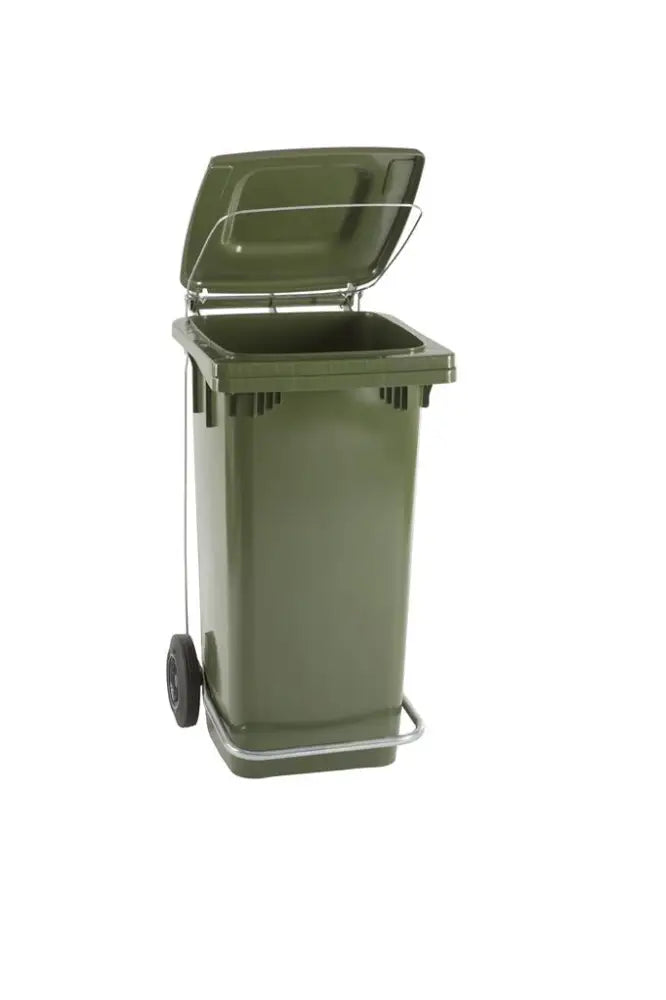 BIDONE CON COPERCHIO 120 LT VERDE MAX 2800 GIGANPLAST - 1190360 - MEDRI