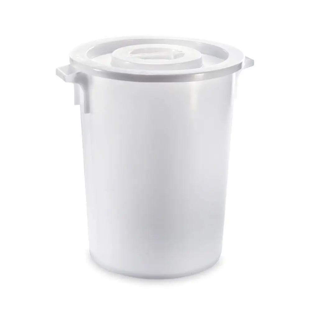 BIDONE CON COPERCHIO 60 LT BIANCO CORALLO 2750 GIGANPLAST - 1190145 - MEDRI