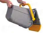 BIDONE CON SPORTELLO A BECCO IN PLASTICA SECONDA VITA - DUCK - 720116 - ATTREZZATURA