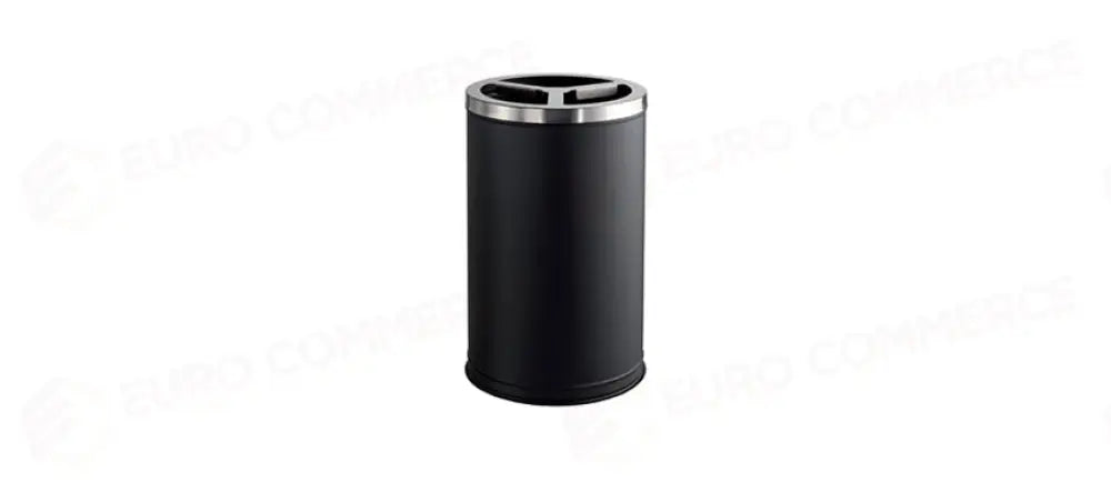 BIDONE NEW STATION NERO C/T INOX - 121716 - MORINI