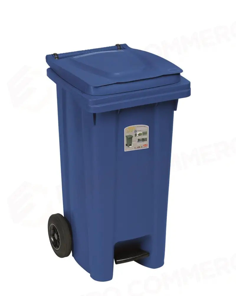 BIDONE RACCOLTA DIFFERENZIATA 120 LT BLU 25703 STEFANPLAST - 2550318 - MEDRI
