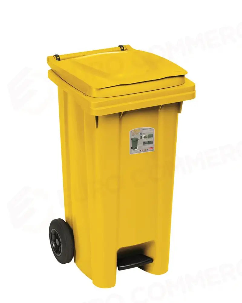 BIDONE RACCOLTA DIFFERENZIATA 120 LT GIALLO 25705 STEFANPLAST - 2550316 - MEDRI