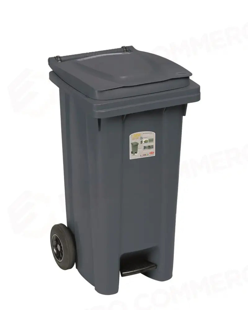 BIDONE RACCOLTA DIFFERENZIATA 120 LT GRIGIO 25706 STEFANPLAST - 2550315 - MEDRI