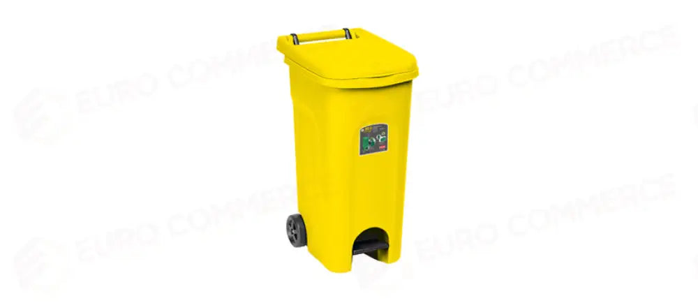 BIDONE URBAN ECO SYSTEM LT.80 GIALLO - 140985 - MORINI