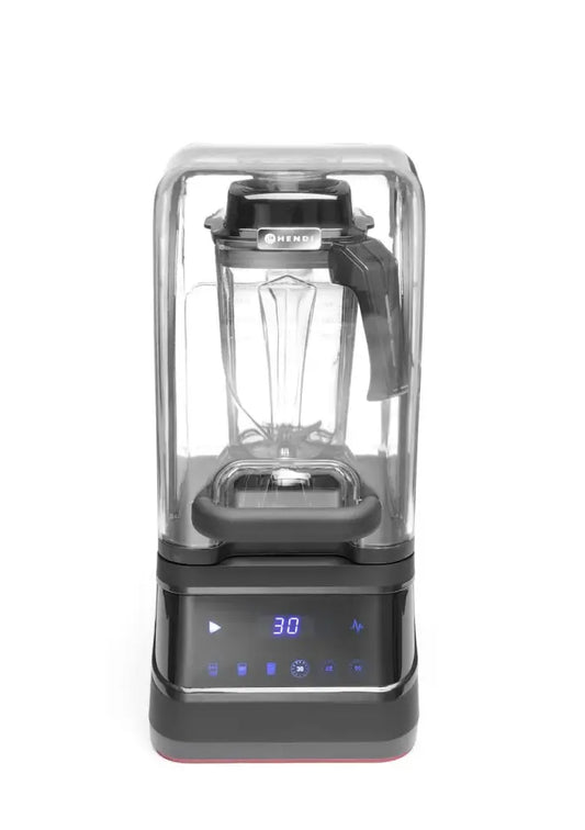 BLENDER CON COPERTURA ANTIRUMORE E CARAFFA BPA-FREE 230V/1680W 250X300X(H)546MM - HENDI