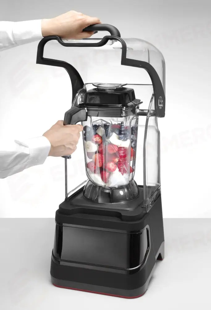 BLENDER DIGITALE PER BAR CON CUSTODIA ANTI RUMORE HENDI 2,5L NERO 230V/1680W 250X300X(H)546MM