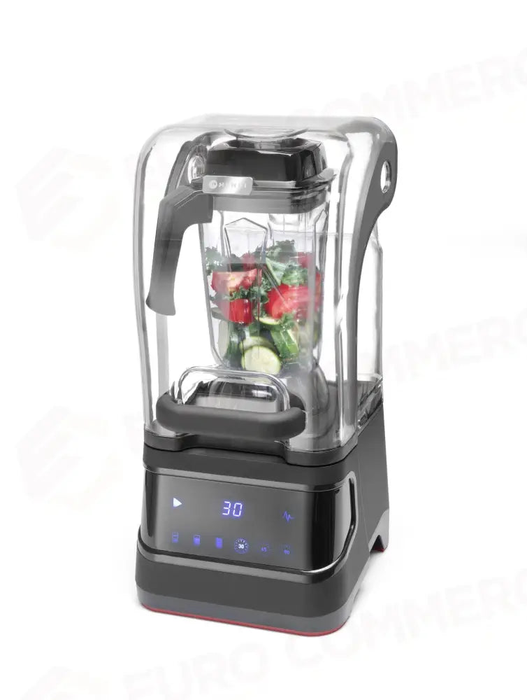BLENDER DIGITALE PER BAR CON CUSTODIA ANTI RUMORE HENDI 2,5L NERO 230V/1680W 250X300X(H)546MM