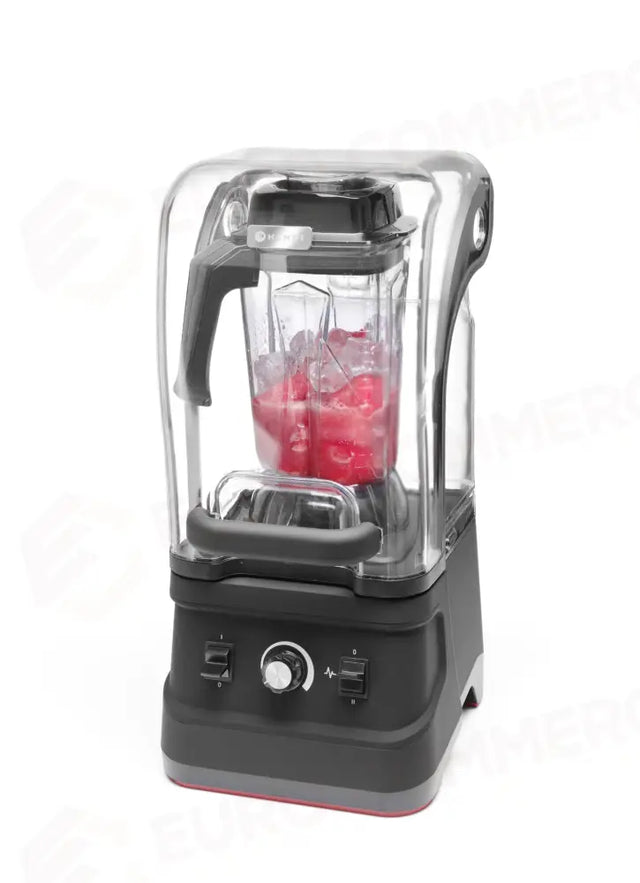 BLENDER PER BAR CON CUSTODIA ANTI RUMORE., HENDI, 2,5L, NERO, 220-240V/1680W, 250X300X(H)540MM - 230688