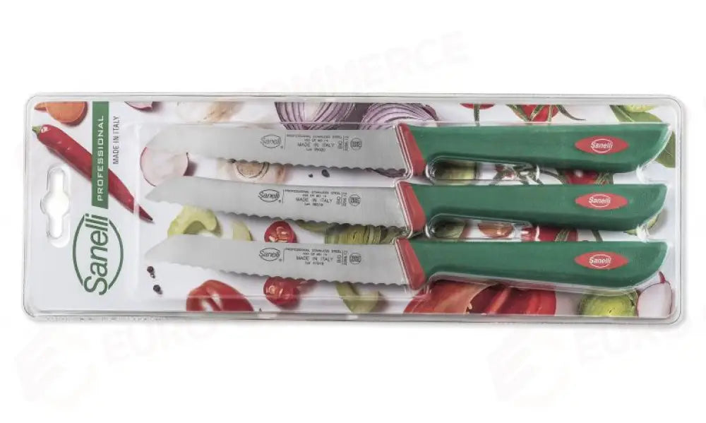 BLISTER 3 PZ. POMODORO PREMANA - 664603 - SANELLI - COLTELLERIA