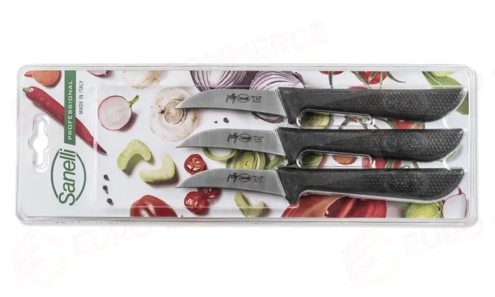 BLISTER 3 VERDURA JOLLY - 661203 - SANELLI - COLTELLERIA