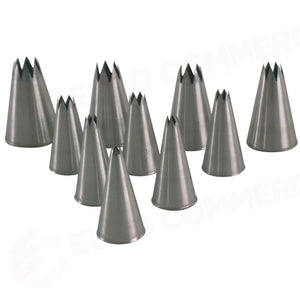 BOCCH.PER DEC.INOX FORO STELLA 2MM - SET 2 PZZ. - 2763022 - PIAZZA - ACCESSORI