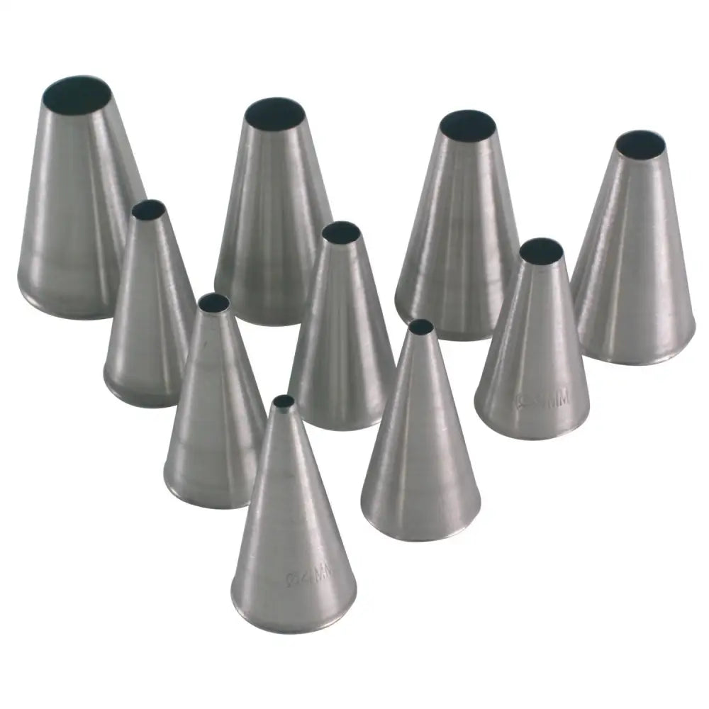 BOCCH.PER DEC.INOX FORO TONDO 4MM - SET 2 PZZ. - 2764042 - PIAZZA - ACCESSORI