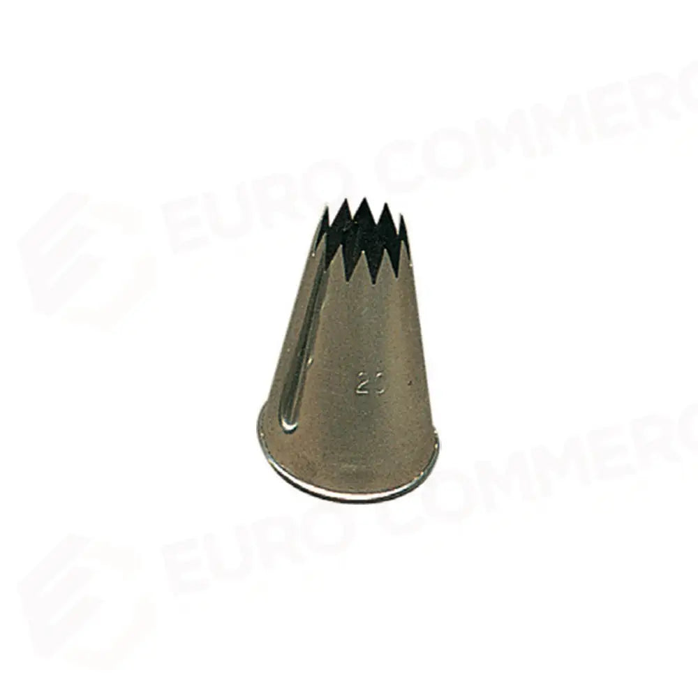 BOCCHETTA IN ACCIAIO FORO STELLA PUNTA LARGA H 52 MM - Ø 18 MM - 127-18 - PAVONI ITALIA - ATTREZZATURA PROFESSIONALE