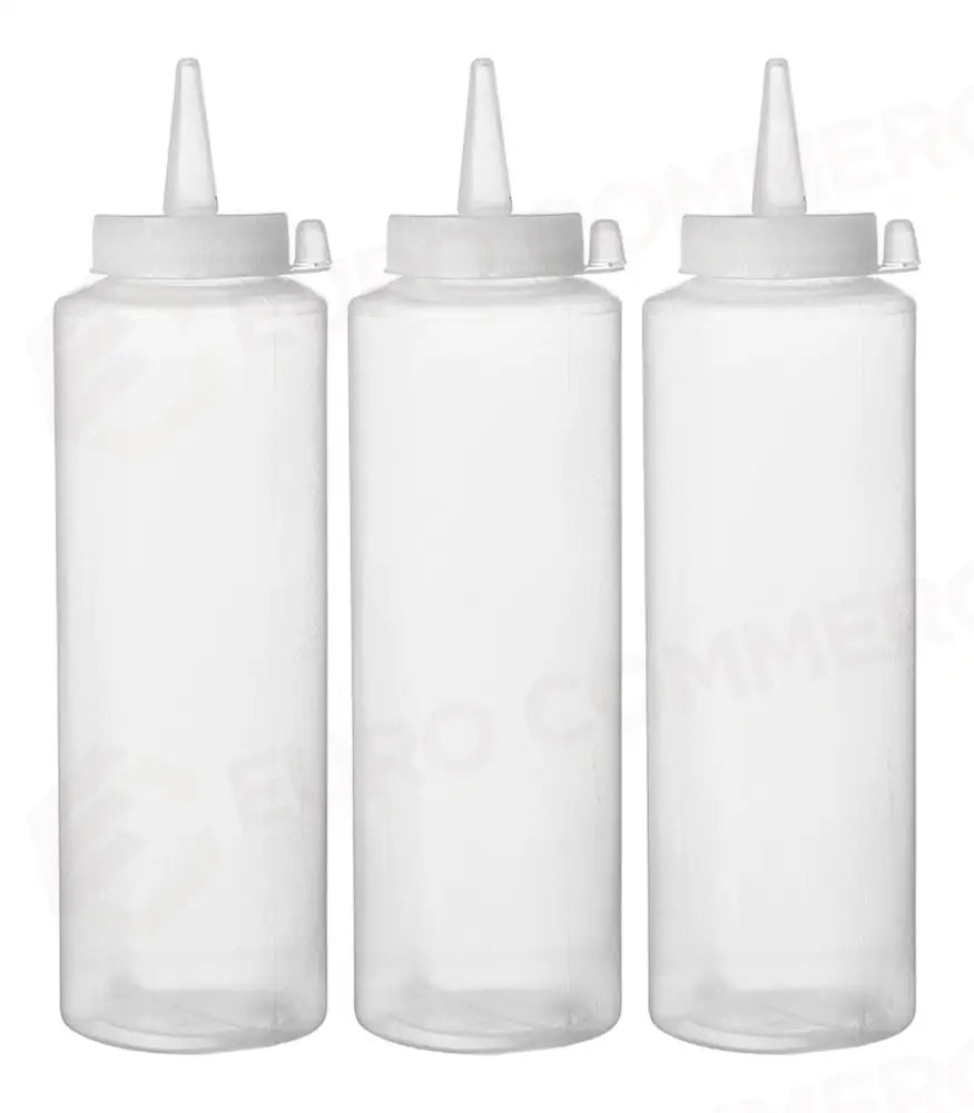 BOTTIGLIE DOSATRICI - 3 PEZZI 0,35L TRASPARENTE 3 PEZZI Ø55X(H)205MM - HENDI