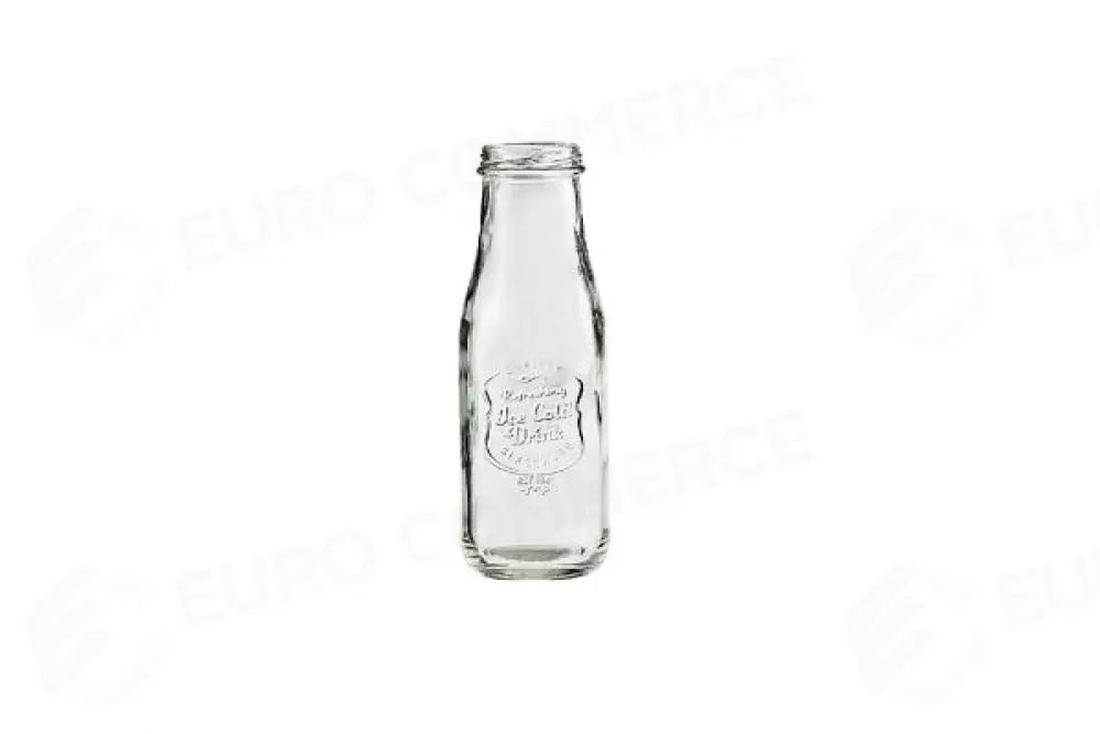 BOTTIGLIETTA ICE COLD DRINK TRASPARENTE - 400 ML - Ø6X18,5 CM - T3006 - LEONE - VETRO