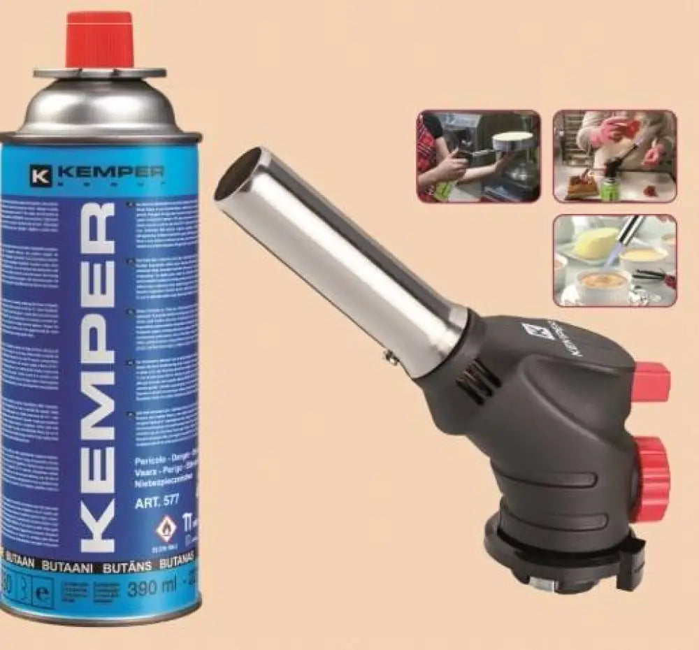 BRUCIATORE CON ALIMENTAZIONE A CARTUCCIA DI GAS BUTANO - BRUK2 - KAREL - Attrezzatura