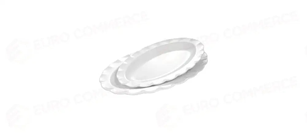 BUFFET VASSOIO OVALE MEL.BIANCO CM71X45 - 203121 - MORINI
