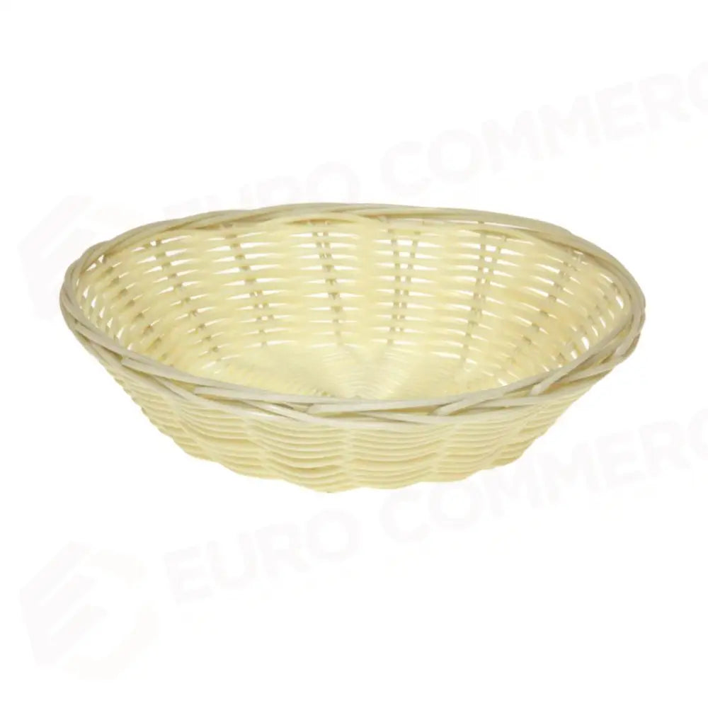 C/12 CESTINO TONDO 21 CM AVORIO BASKY HPB-6CIV/CTV MEDRI - 13650109 - MEDRI