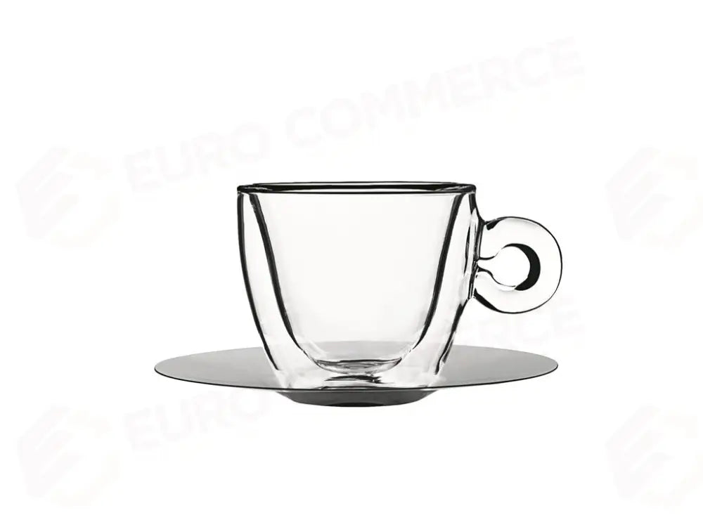 C/2 TAZZE CAPPUCCINO CON PIATTO 16,5 CL THERMIC GLASS 10086/01 BORMIOLI LUIGI - 3970591 - MEDRI