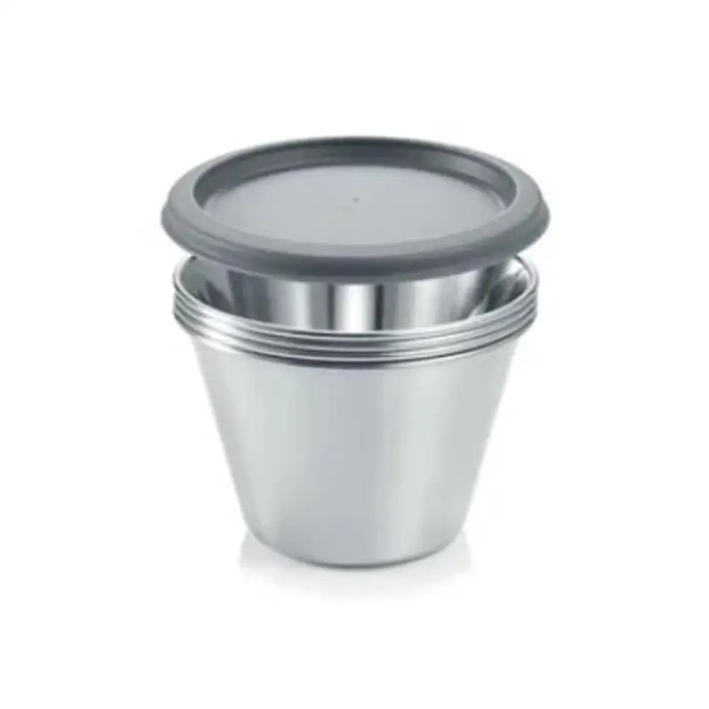 C/4 STAMPI PANNA COTTA CON COPERCHIO 20 CL GRAND CHEF 428718 TESCOMA - 7280778 - MEDRI