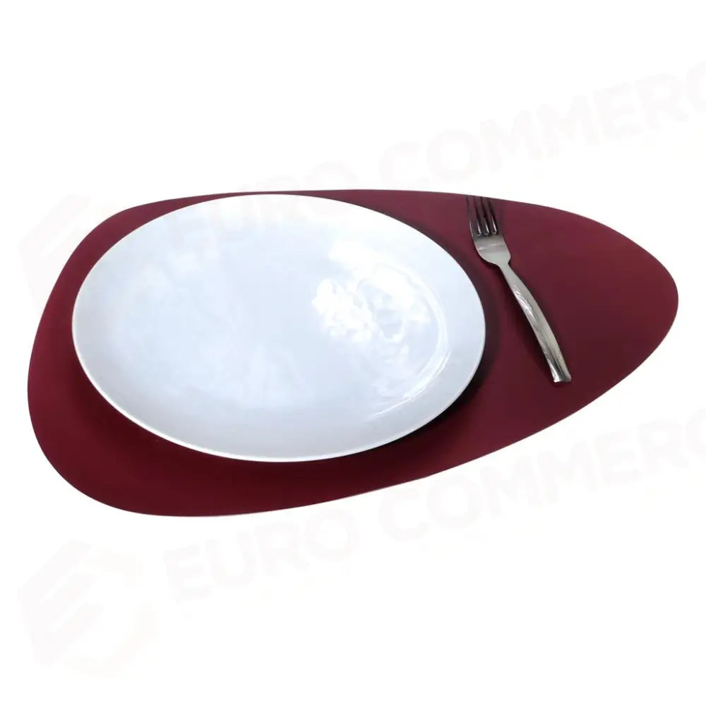 C/4 TOVAGLIETTA GOCCIA 47X36 CM VINO/NERO COLOUR MGGVN MEDRI - 20270045 - MEDRI
