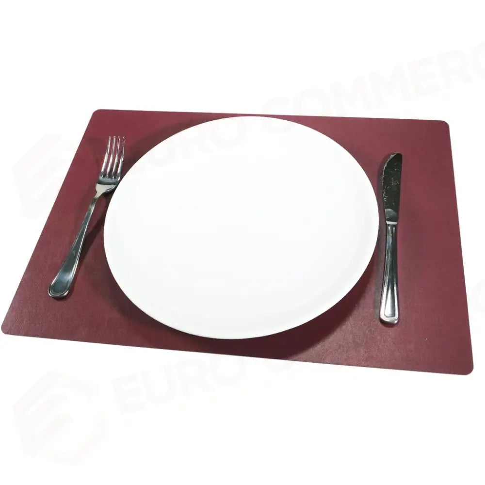 C/4 TOVAGLIETTA RETTANGOLARE GOURMET 45X32 CM VINO/NERO COLOUR MGGVN MEDRI - 20270073 - MEDRI