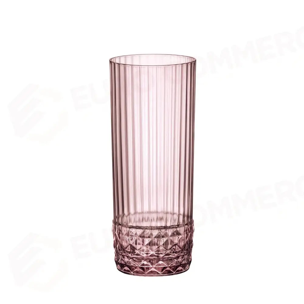 C/6 BICCHIERE LONG DRINK 40 CL AMERICA '20S LILAC ROSE 1.22159 BORMIOLI ROCCO - 0411785 - MEDRI
