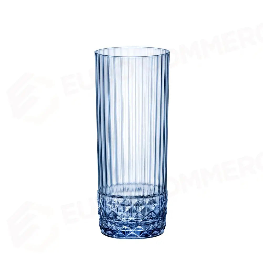 C/6 BICCHIERE LONG DRINK 40 CL AMERICA '20S SAPPHIRE BLUE 1.22158 BORMIOLI ROCCO - 0411781 - MEDRI
