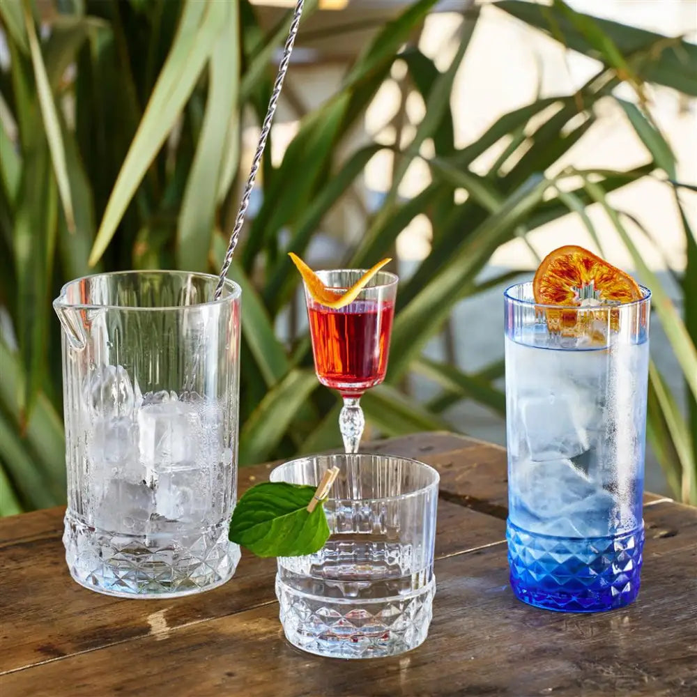 C/6 BICCHIERE LONG DRINK 40 CL AMERICA '20S SAPPHIRE BLUE 1.22158 BORMIOLI ROCCO - 0411781 - MEDRI