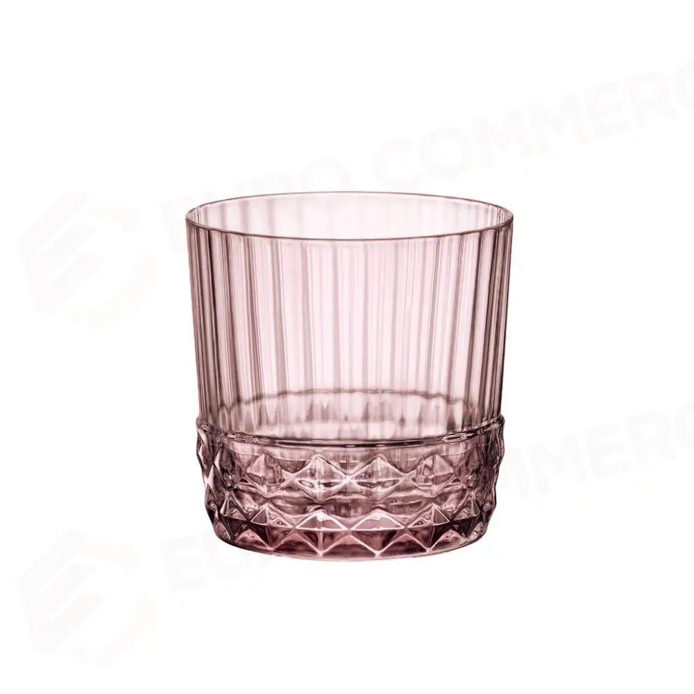 C/6 BICCHIERE ROCKS 30 CL AMERICA ’20S LILAC ROSE 1.22157 BORMIOLI ROCCO - 0411787 - MEDRI
