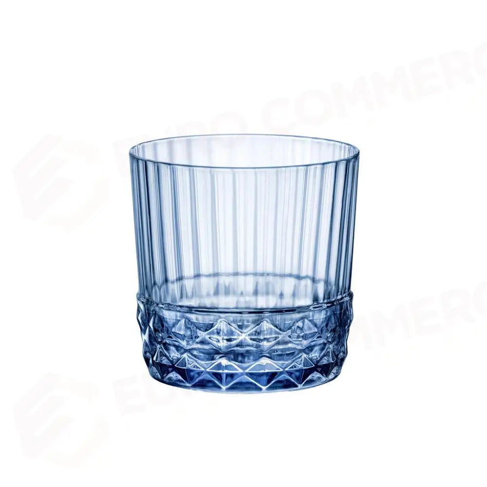C/6 BICCHIERE ROCKS 30 CL AMERICA ’20S SAPPHIRE BLUE 1.22156 BORMIOLI ROCCO - 0411783 - MEDRI