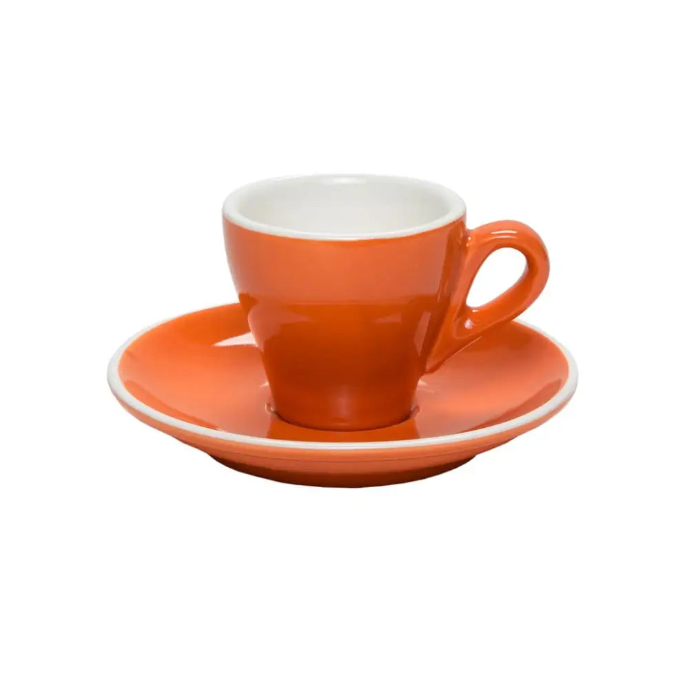 C/6 TAZZE CAFFÈ CON PIATTO 8 CL BREAKFAST ARANCIONE 390/390 MEDRI - 13740006 - MEDRI