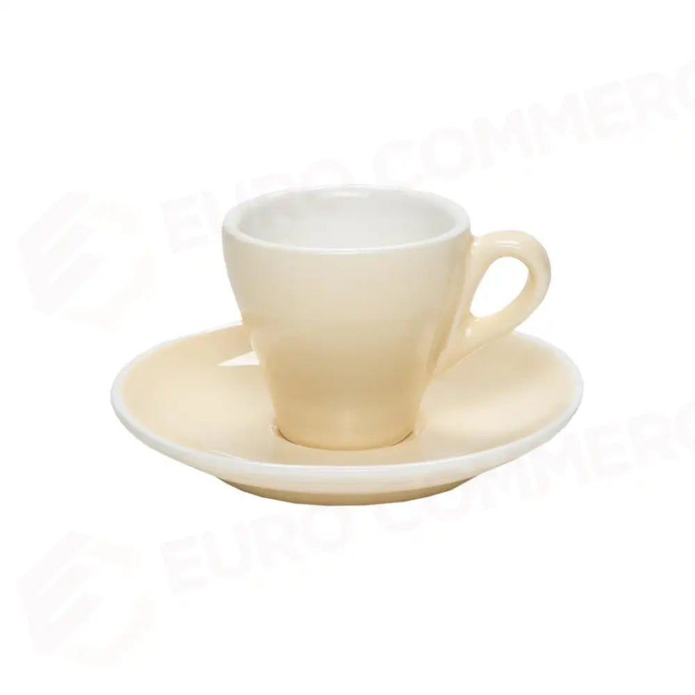 C/6 TAZZE CAFFÈ CON PIATTO 8 CL BREAKFAST AVORIO 390/390 MEDRI - 13740002 - MEDRI